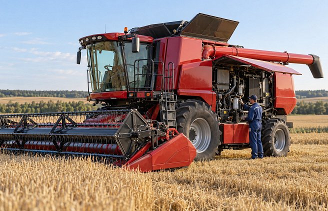 Стоимость владения зерноуборочным комбайном: топливо, ТО, запчасти, простой